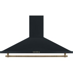 Vitrokitchen CD951R campana De pared Negro 500 m³ h