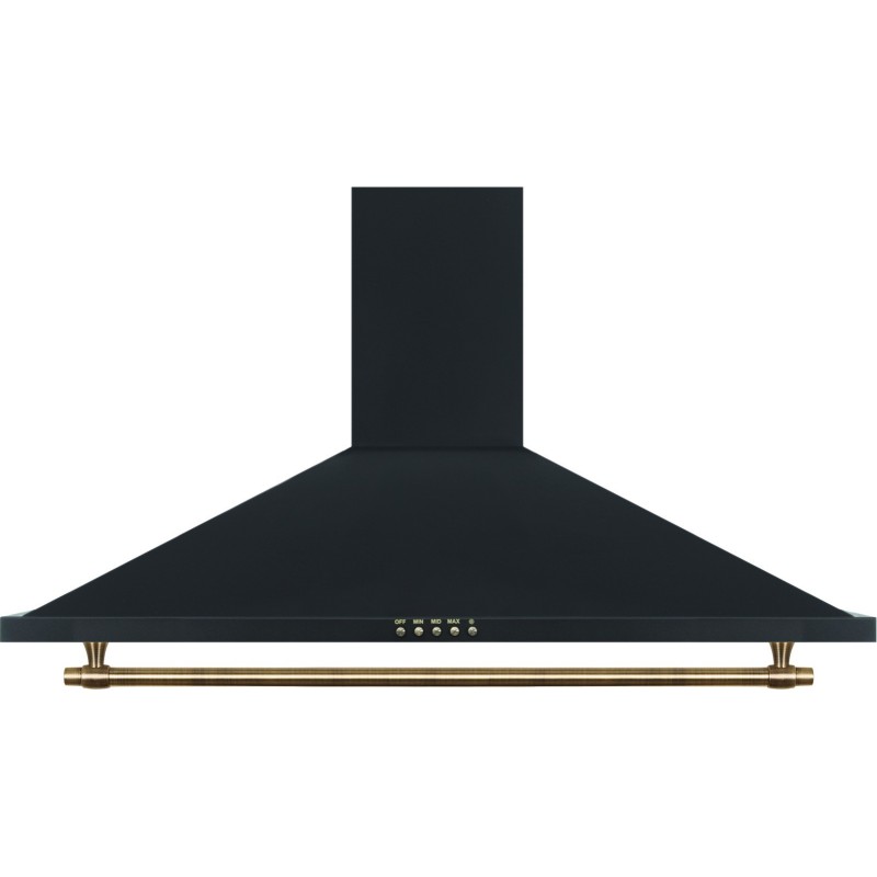 Vitrokitchen CD951R campana De pared Negro 500 m³ h