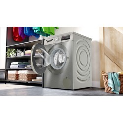 Bosch WUU28T8XES lavadora Carga frontal 8 kg 1400 RPM Acero inoxidable