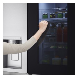 LG InstaView GSXV90BSAE nevera puerta lado a lado Independiente 635 L Acero inoxidable