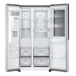 LG InstaView GSXV90BSAE nevera puerta lado a lado Independiente 635 L Acero inoxidable