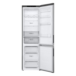 LG GBB62PZGCC1 nevera y congelador Independiente 384 L Metálico, Plata