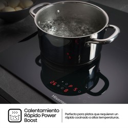 Hisense HI6311BSCE Negro Integrado 59 cm Con placa de inducción 3 zona(s)