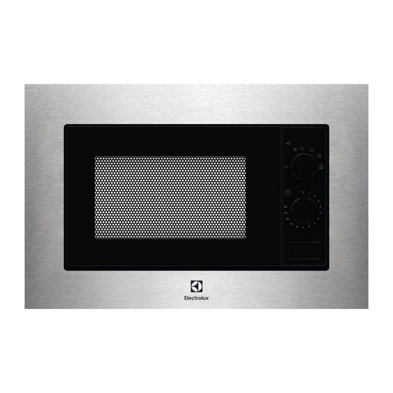 Electrolux KMSE173MMX Negro, Acero inoxidable Solo microondas Integrado 17 L 700 W