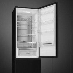 Smeg RC21KDNMC nevera y congelador Independiente 361 L Negro
