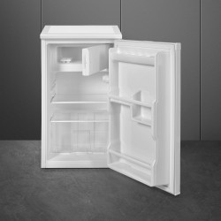 Smeg FS08EW nevera combi Independiente 82 L Blanco