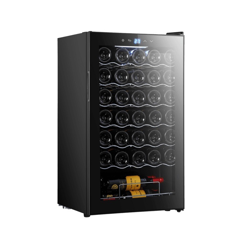 Cecotec GrandSommelier 34030 Nevera de vino Bajo encimera Negro 34 botella(s)
