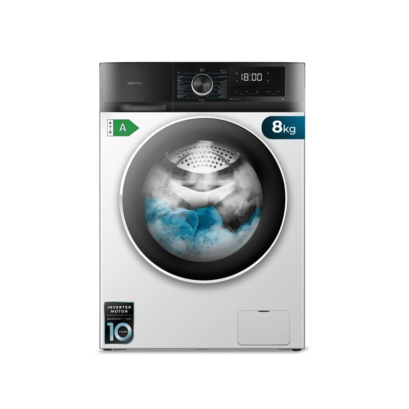 Cecotec Bolero DressCode 8500 Inverter A lavadora Carga frontal 8 kg 1400 RPM Blanco