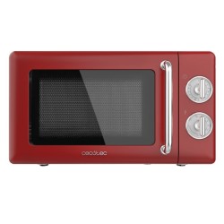 Cecotec 01710 microondas Rojo, Acero inoxidable Microondas con grill Encimera 20 L 700 W