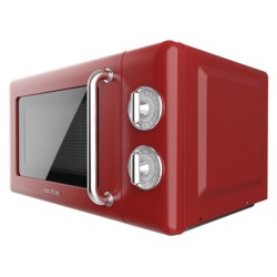 Cecotec 01710 microondas Rojo, Acero inoxidable Microondas con grill Encimera 20 L 700 W