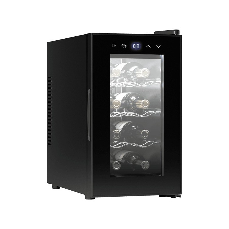 Cecotec GrandSommelier 830 Nevera de vino termoeléctrico Independiente Negro 8 botella(s)