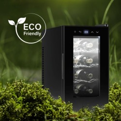 Cecotec GrandSommelier 830 Nevera de vino termoeléctrico Independiente Negro 8 botella(s)