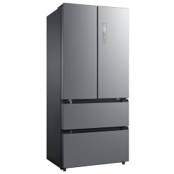Midea MERF396FGE02 nevera puerta lado a lado Independiente 431 L Acero inoxidable