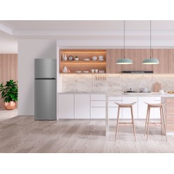 Midea MDRT489MTE46 nevera y congelador Independiente 338 L Acero inoxidable