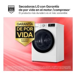 LG RH80V9AV4N secadora Independiente Carga frontal 8 kg Blanco