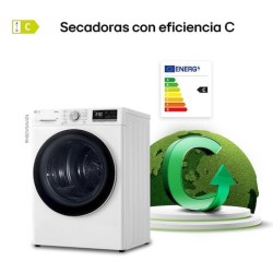 LG RH80V9AV4N secadora Independiente Carga frontal 8 kg Blanco