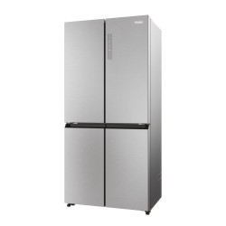 Haier HCR3818ENMM Independiente 467 L Platino, Acero inoxidable