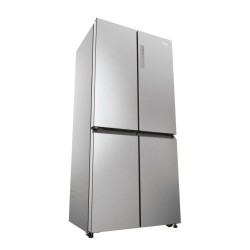 Haier HCR3818ENMM Independiente 467 L Platino, Acero inoxidable