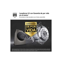 LG F4DR7010SGS lavadora-secadora Independiente Carga frontal Acero inoxidable