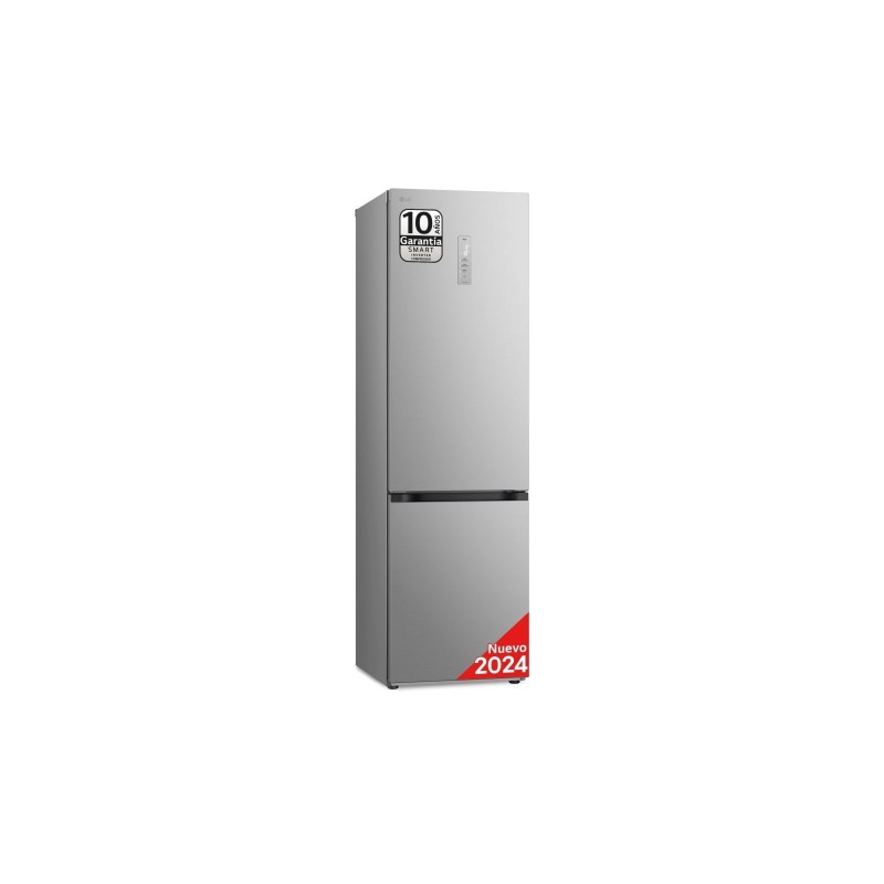 LG GBV5250EPY nevera y congelador Independiente 387 L Acero inoxidable