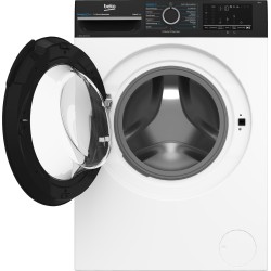 Beko b300 BM3WFU41041W lavadora Carga frontal 10 kg 1400 RPM Negro, Blanco