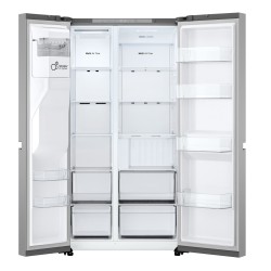 LG GSLC40PYPE nevera puerta lado a lado Independiente 638 L Plata