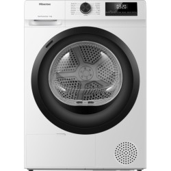 Hisense DHQE800BW2 secadora Independiente Carga frontal 8 kg Blanco