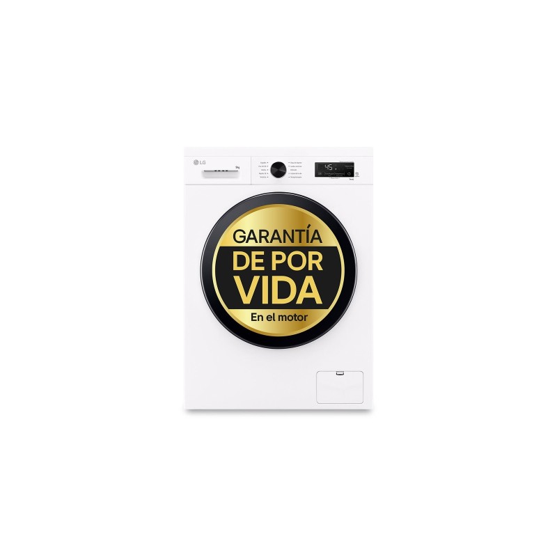 LG F4X1009NWK lavadora Carga frontal 9 kg 1400 RPM Blanco