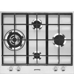 Smeg PX164L hobs Acero inoxidable Integrado Encimera de gas 4 zona(s)