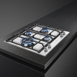 Smeg PX164L hobs Acero inoxidable Integrado Encimera de gas 4 zona(s)