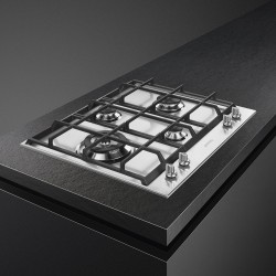 Smeg PX164L hobs Acero inoxidable Integrado Encimera de gas 4 zona(s)