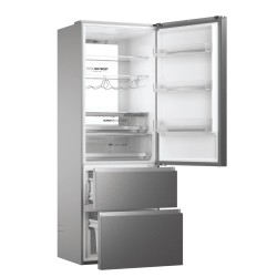 Haier 3D 70 Serie 7 HTW7720DNMP Independiente 486 L Platino, Acero inoxidable