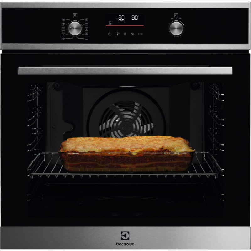 Electrolux 600 SurroundCook EOF6P46VX0 72 L Negro, Acero inoxidable