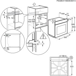 Electrolux OEF5H50V 72 L 2790 W Blanco