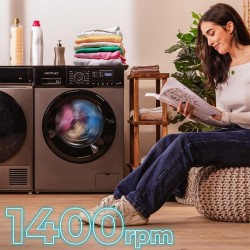 Cecotec Bolero DressCode 7150 Inverter Steel A lavadora Carga frontal 7 kg 1400 RPM Acero
