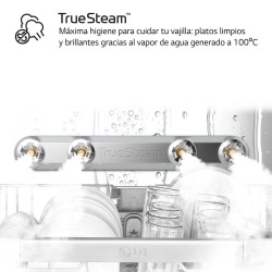 LG DF365FMS Independiente 14 cubiertos