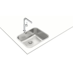 Teka BET 50.40.20 Plus Lavabo sobre-encimera Rectangular Acero inoxidable