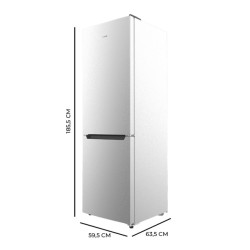Cecotec Bolero CoolMarket Combi 322 Inox E Independiente 322 L Acero inoxidable