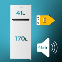 Cecotec 01962 nevera y congelador Independiente 211 L Blanco