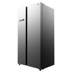 Cecotec 02389 nevera puerta lado a lado Independiente 592 L Plata