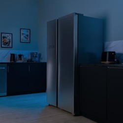 Cecotec 02389 nevera puerta lado a lado Independiente 592 L Plata