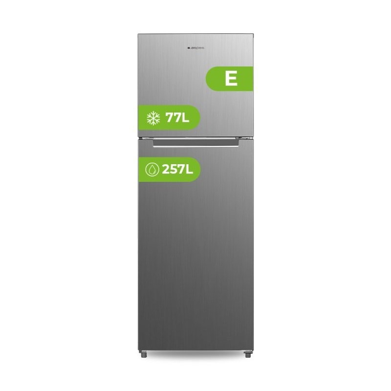 Aspes AF17601ENFX nevera y congelador Independiente 334 L Acero inoxidable