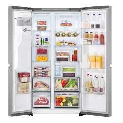 LG GSLE81PYBC nevera puerta lado a lado Independiente 628 L Plata