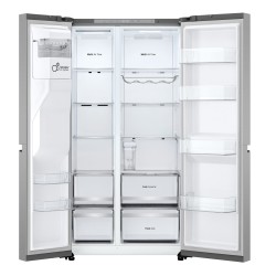 LG GSLE81PYBC nevera puerta lado a lado Independiente 628 L Plata