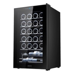 Cecotec 00124 enfriador de vino Nevera de vino Independiente Negro 24 botella(s)