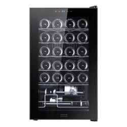 Cecotec 00124 enfriador de vino Nevera de vino Independiente Negro 24 botella(s)