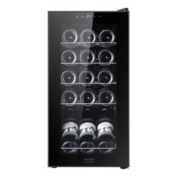Cecotec 00120 enfriador de vino Nevera de vino Independiente Negro 15 botella(s)