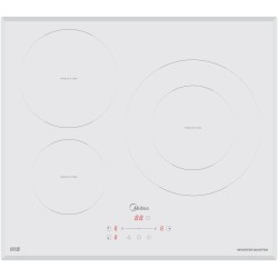 Midea MIH742F558K1 Blanco Integrado 59 cm Con placa de inducción 3 zona(s)