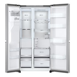 LG GSLE91MBAC nevera puerta lado a lado Independiente 628 L Metálico