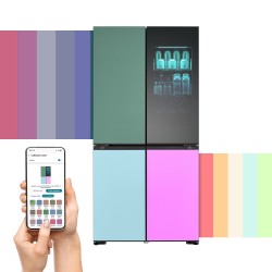 LG InstaView GMV960NNME nevera puerta lado a lado Independiente 617 L Multicolor